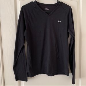 Under Armour Black Long Sleeve Shirt LG